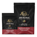 Dark Red Malay Kratom Capsules