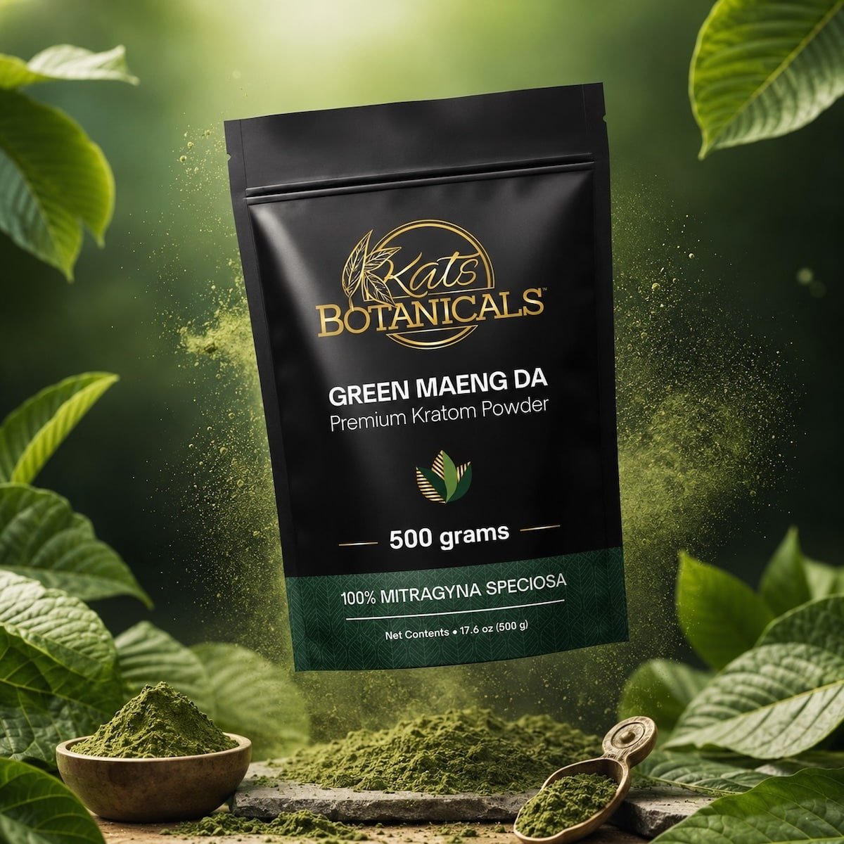 Kats Botanicals Green Maeng Da premium kratom powder