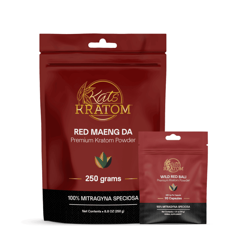 Kats Botanicals Red Vein Kratom products