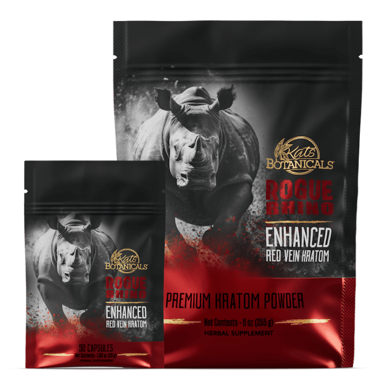 Rogue-Rhino-Enhanced-Red-Vein-Kratom.png Rogue Rhino Enhanced Red Vein Kratom - Image 1